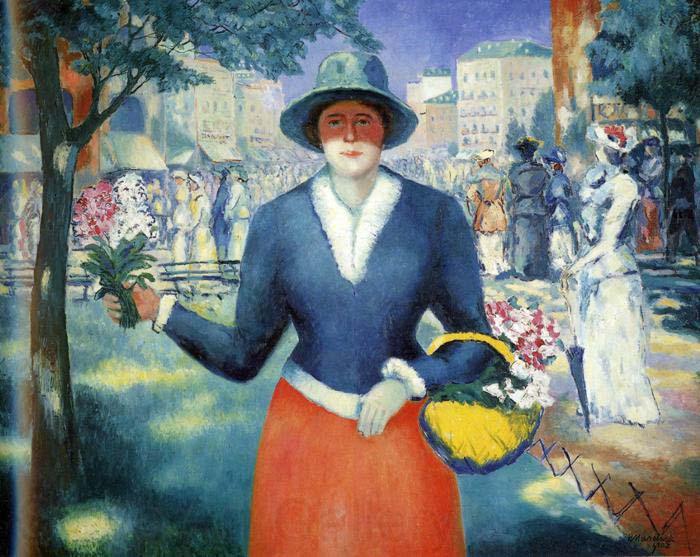 Kazimir Malevich Flower Girl, France oil painting art